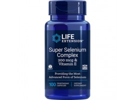 Life Extension Super Selenium Complex 200mcg & Vitamin E, 100 vege capsules